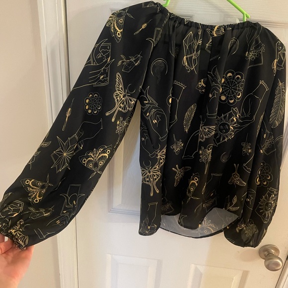 *SOLD* Stregheria Sylvia Pinup Couture Top - Picture 4 of 10